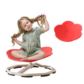 Sensory Swivel Chair for Autistic Kids 3-10, 360 Degree Spinning, Red (Set of 1)
