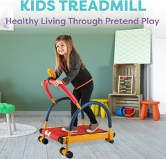 Kids Treadmill Workout Equipment - Indoor Toddler Gym, Toddler Treadmills for Home(Large)