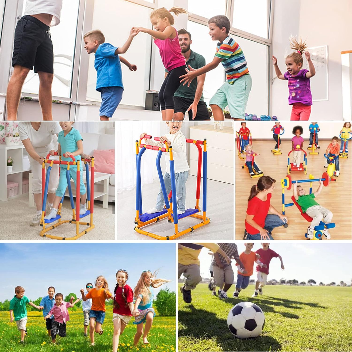 Children's Treadmill for Kids Fitness Exercise, Kids' Adjustable Fun Exercise Toy, Indoor Outdoor Fitness Equipment, Fitness Exercise Equipment for Kids